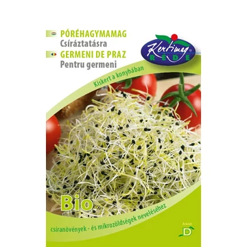 Póréhagyma vetőmag 15 g Csíráztatásra, bio  D Kat. 