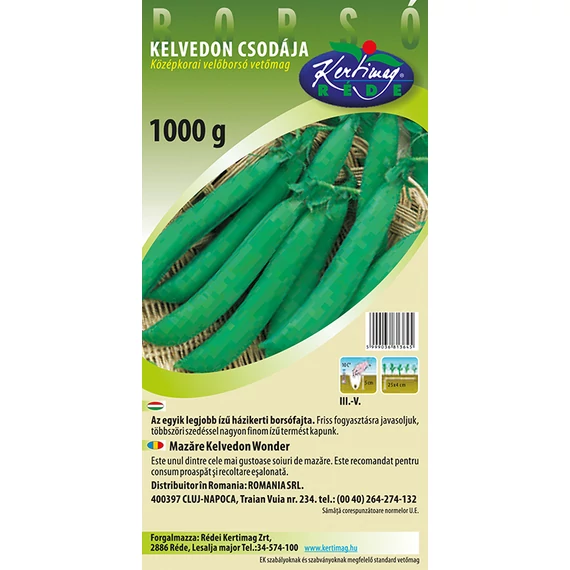 Kelvedon csodája 500 g Középkorai érésű  Réde 