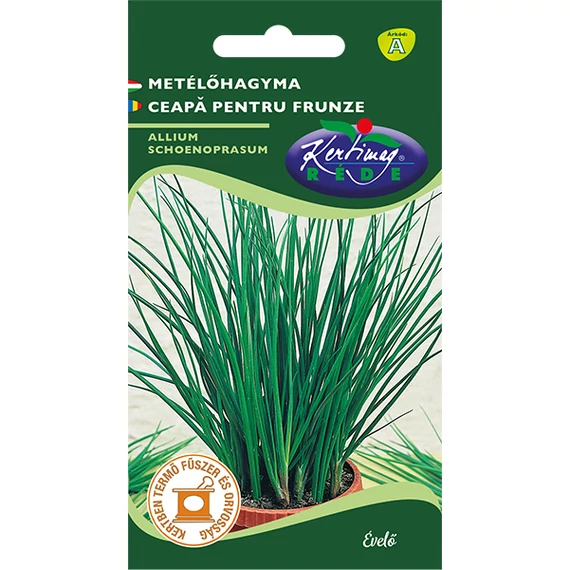 Metélőhagyma vetőmag  1 g Allum Schoenoprasum  A kat. 