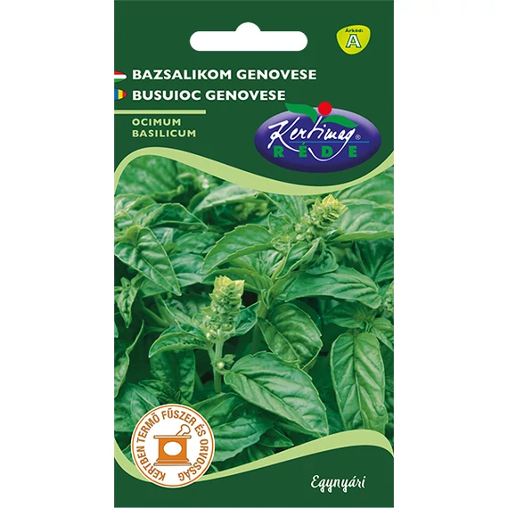 Bazsalikom Genovese vetőmag 2g Ocimum Basilicum  A kat. 