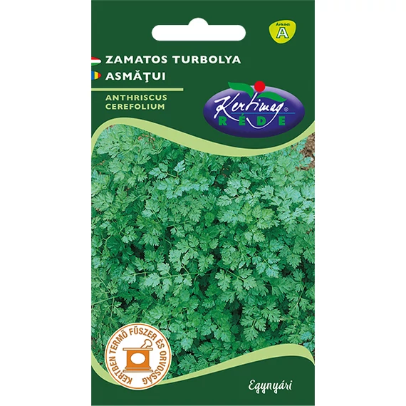Zamatos turbolya vetőmag  2 g Anthriscus cerefolium  A kat. 