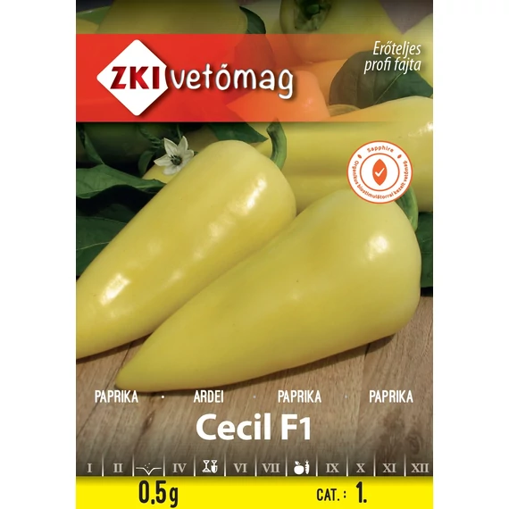 Paprika vetőmag  0.5 g Cecil F1  1 kat. ZKI 