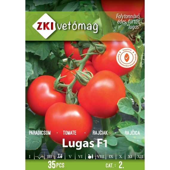 Paradicsom vetőmag  35 szem Lugas F1  2 kat. ZKI 