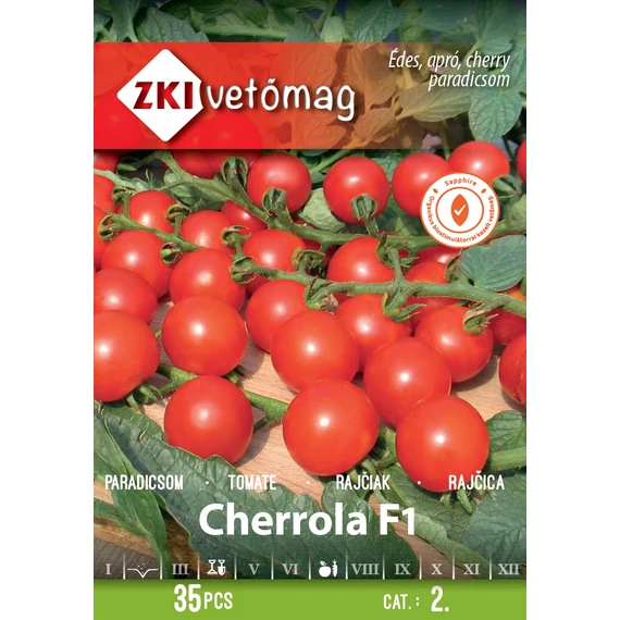 Paradicsom vetőmag  35 szem Cherrola F1  2 kat. ZKI 