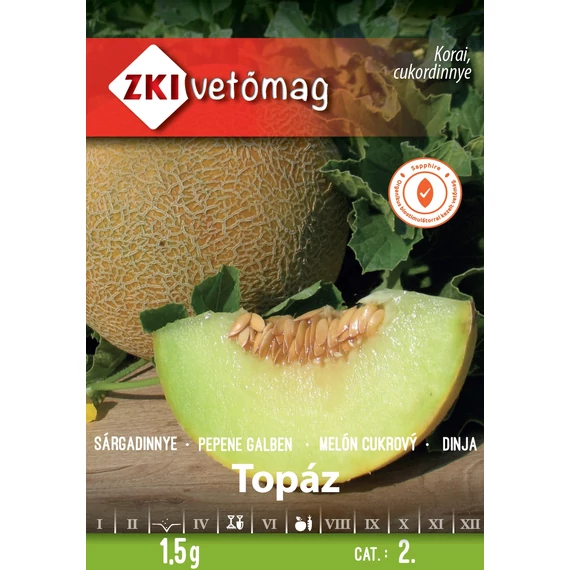 Sárgadinnye vetőmag  2 g Topáz  2 kat. ZKI 