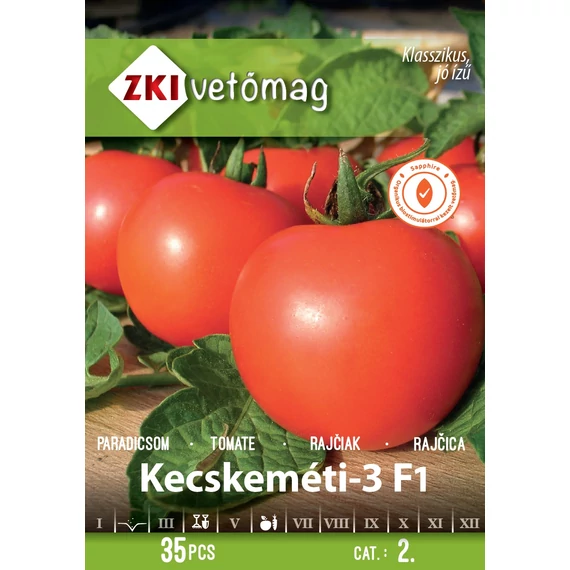 Paradicsom vetőmag  35 szem Kecskeméti-3 F1  2 kat. ZKI 