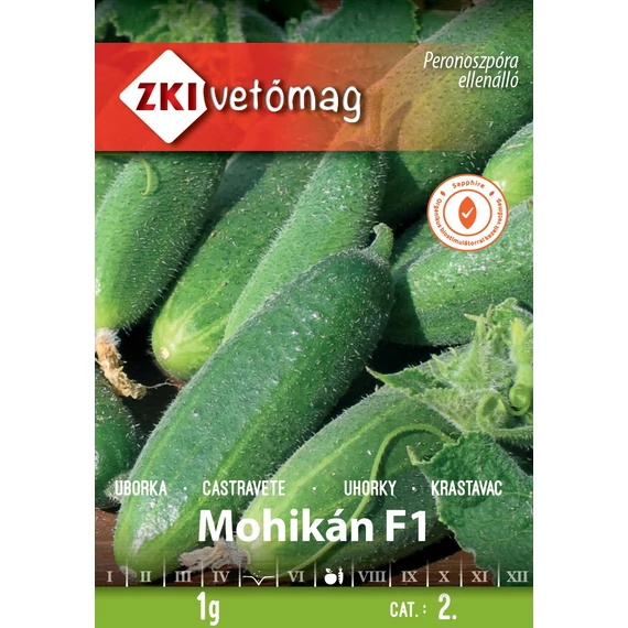 Uborka vetőmag  1 g Mohikán F1  2 kat. ZKI 