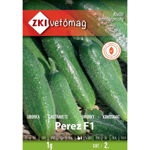 Uborka vetőmag  1 g Perez F1  2 kat. ZKI 