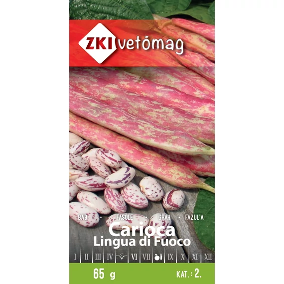 Bab vetőmag  65 g Carioca Lingua di Fuoco  2 kat. ZKI 