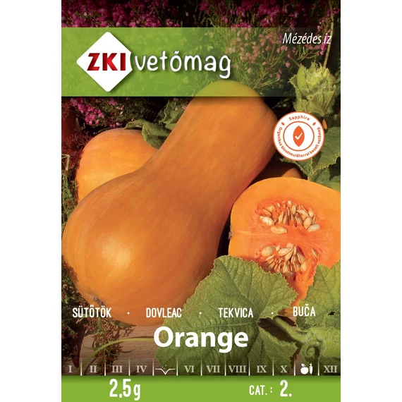 Sütőtök vetőmag  2,5 g Orange  2 kat. ZKI 
