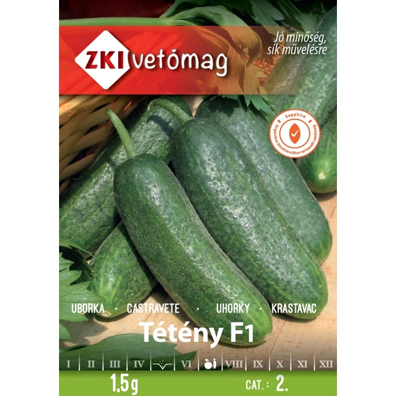 Uborka vetőmag 2 g Tétény F1  2 Kat. ZKI 