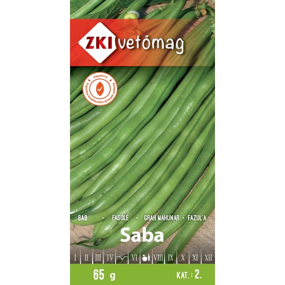 Bab vetőmag 65 g Saba  2 Kat.  ZKI 