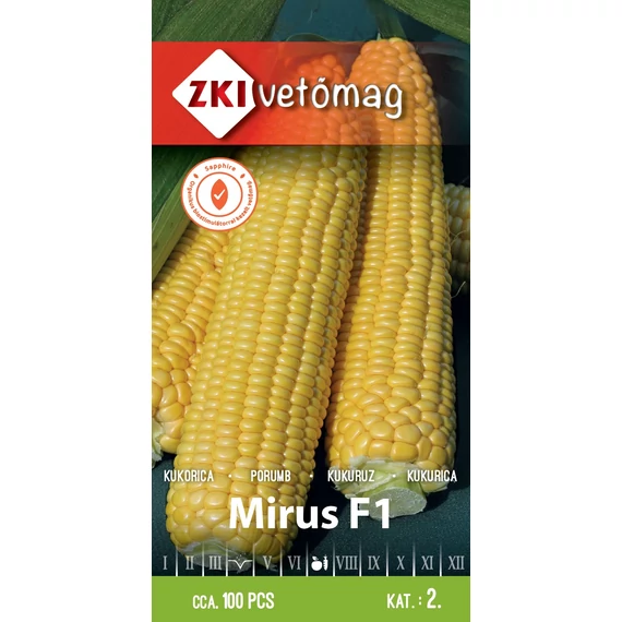 Csemegekukorica vetőmag 100 sz Mirus F1 2 kat. ZKI 