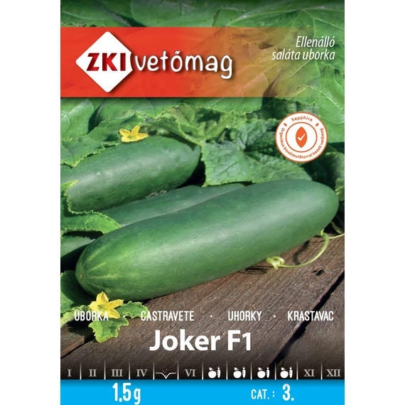 Uborka vetőmag  2 g Joker F1  3 kat. ZKI 