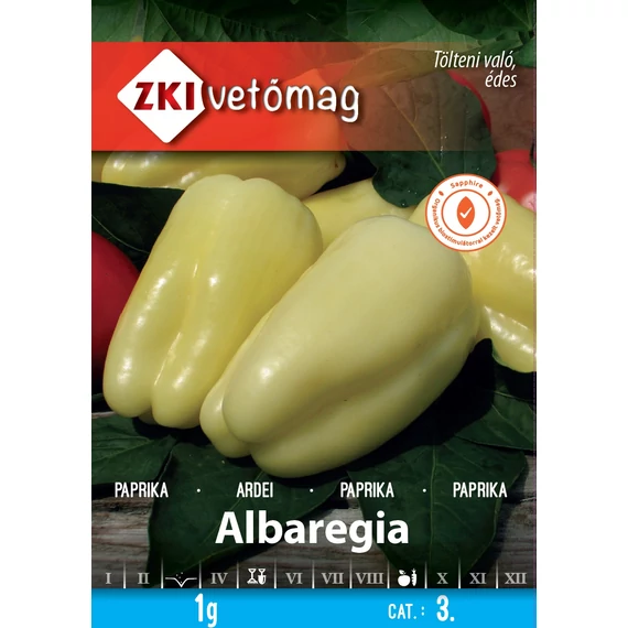 Paprika vetőmag  1 g Albaregia  3 kat. ZKI 