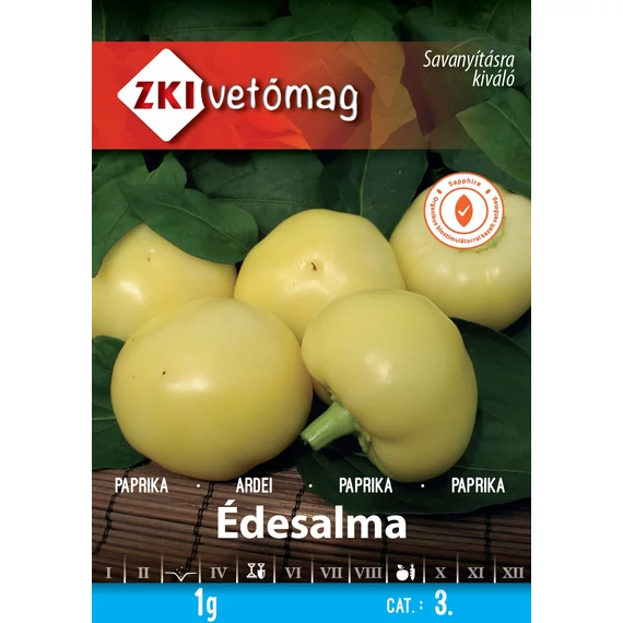 Paprika vetőmag  1 g Édesalma  3 kat. ZKI 