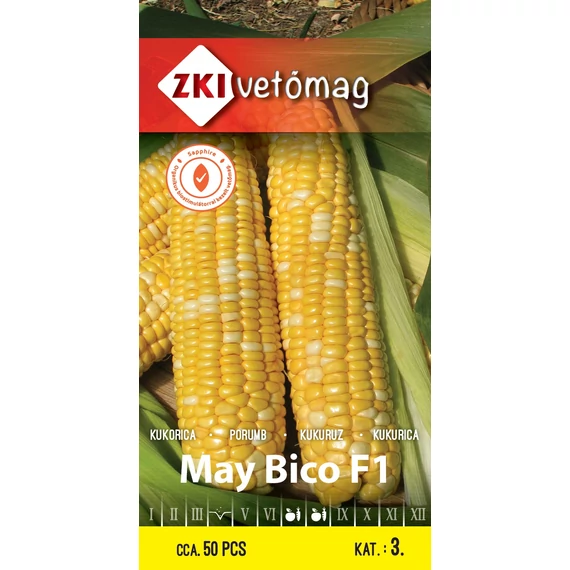Kukorica vetőmag 50 szem May Bico F1  3 Kat ZKI 