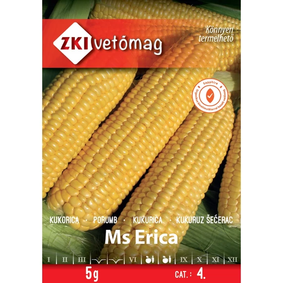 Kukorica vetőmag  5 g Ms Erica  4 kat. ZKI 