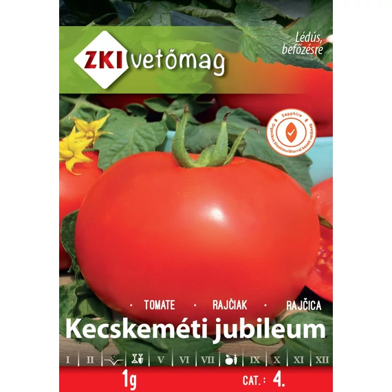 Paradicsom vetőmag  1 g Kecskeméti jubileum  4 kat. ZKI 