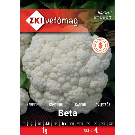Karfiol vetőmag  1 g Beta  4 kat. ZKI 