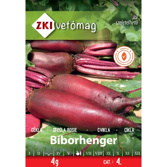 Cékla vetőmag  4 g Bíborhenger  4 kat. ZKI 