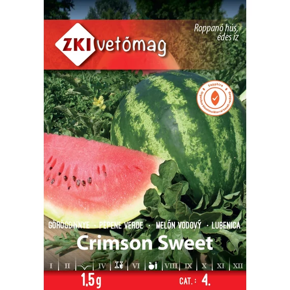 Görögdinnye vetőmag  2 g Crimson Sweet  4 kat. ZKI 