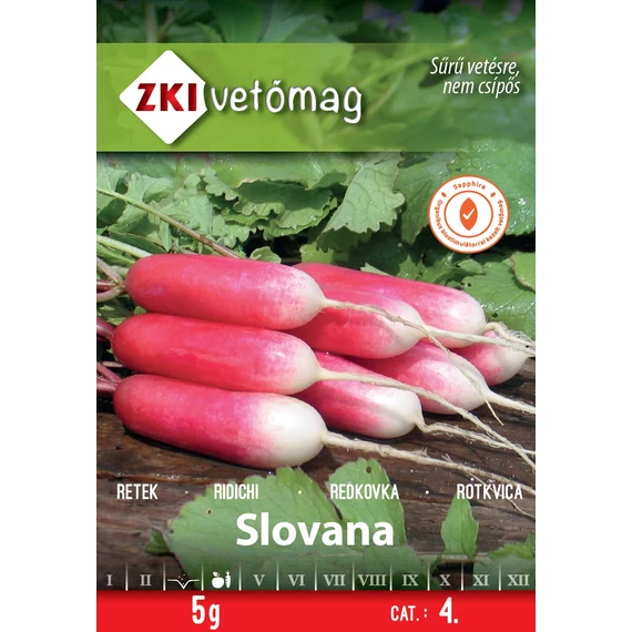Retek vetőmag  5 g Slovana  4 kat. ZKI 