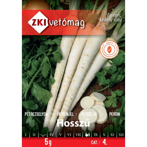 Petrezselyem vetőmag  5 g Hosszú  4 kat. ZKI 