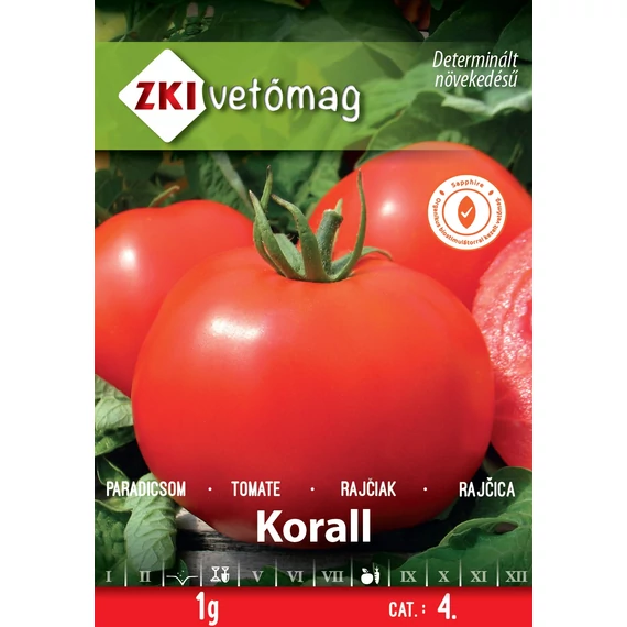 Paradicsom vetőmag  1 g Korall 4 kat. ZKI 