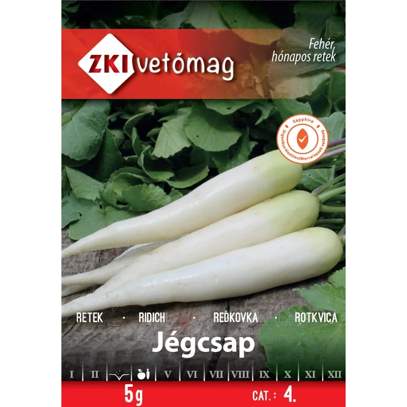 Retek etőmag  5 g Jégcsap  4 kat. ZKI 