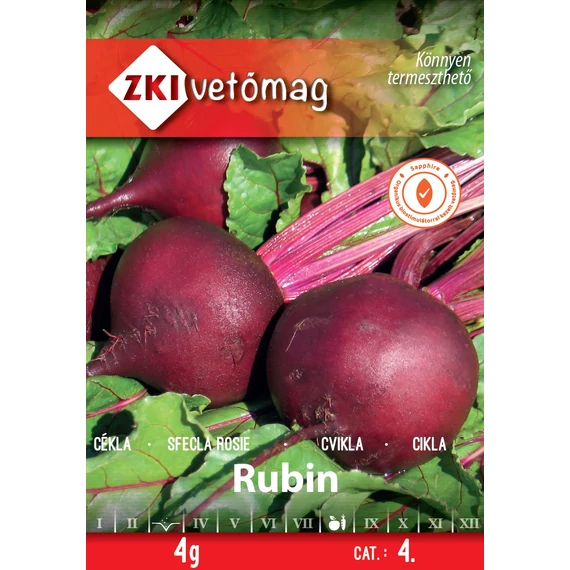 Cékla vetőmag  4 g Rubin  4 kat. ZKI 