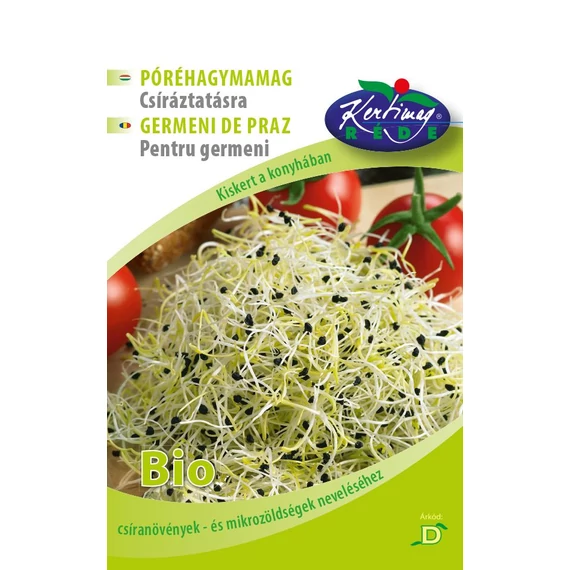 Póréhagyma vetőmag 15 g Csíráztatásra, bio  D Kat. 