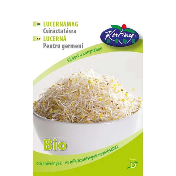 Lucernamag vetőmag 30 g Csíráztatásra, bio  D Kat. 