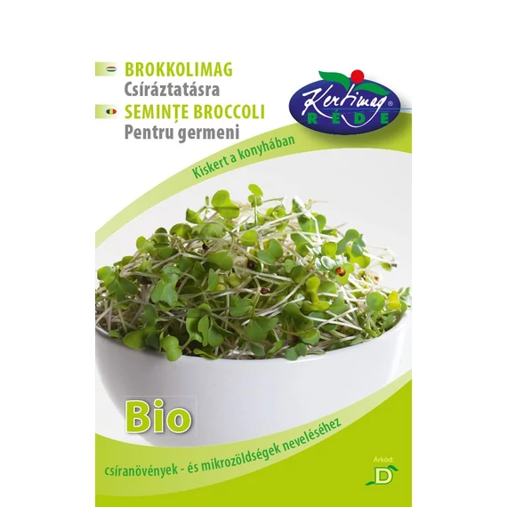 Brokkolimag vetőmag 15 g Csíráztatásra, bio  D Kat. 