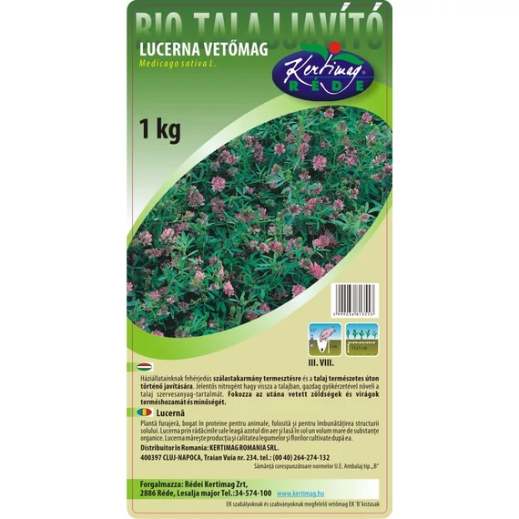 Lucerna vetőmag  1 kg Medicago sativa  Réde 