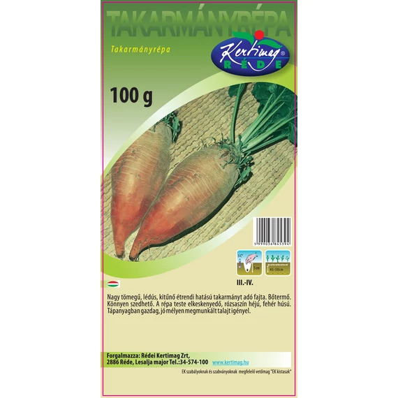 Takarmányrépa vetőmag 100 g Rózsaszínű Béta  Réde 