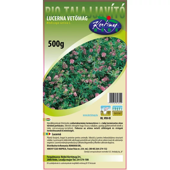Lucerna vetőmag  500 g Medicago sativa L.  Réde 