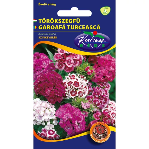 Törökszegfű vetőmag  1/2 g Színkeverék  A kat. 