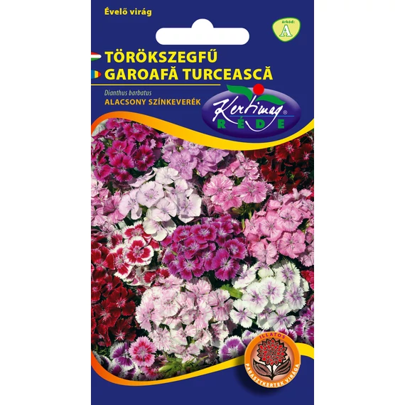 Törökszegfű vetőmag 1/2g Alacsony színkeverék  A Kat. 