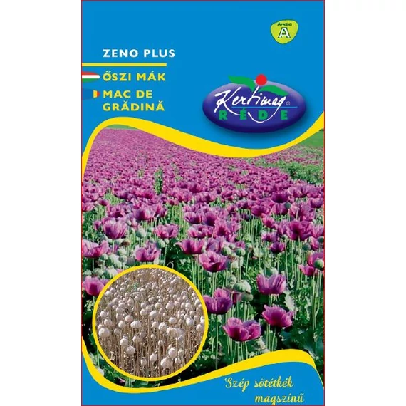 Őszi mák vetőmag  2,5 g Zeno Plus   A kat. 