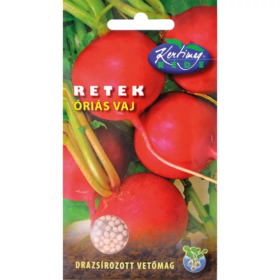 Retek drazsírozott vetőmag Óriás vaj  A kat. 
