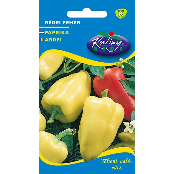 Paprika vetőmag 0,5 g Rédei fehér  A Kat. 