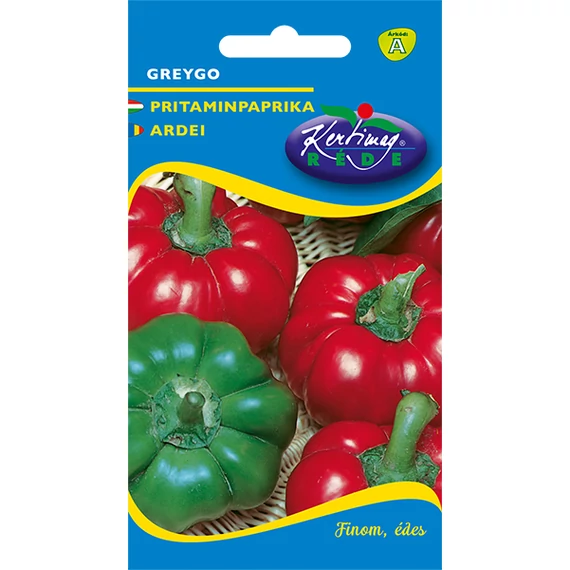 Pritaminpaprika vetőmag 0,5 g Greygo, paradicsomalakú  A Kat. 