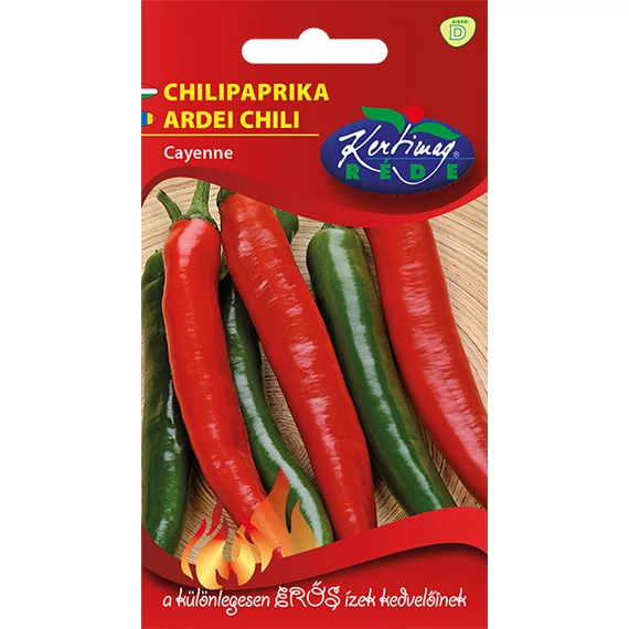 Chili paprika vetőmag 20 szem Cayenne  D kat. 