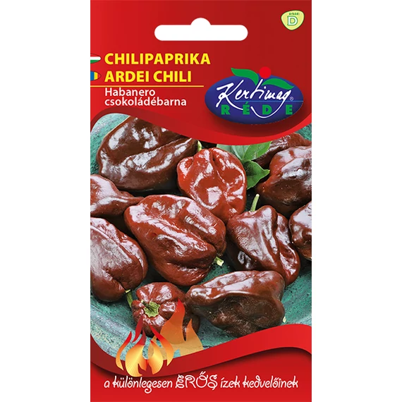 Chili paprika vetőmag 20 szem Habanero csokoládébarna  G kat. 