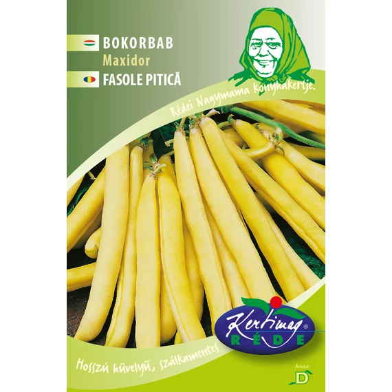 Sárgahüvelyű bokorbab 50 g Maxidor  D Kat. 