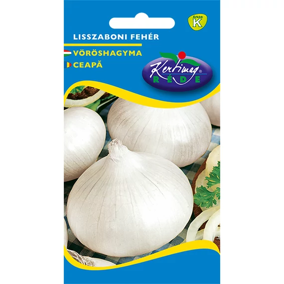 Vöröshagyma vetőmag 2 g Liszaboni fehér  K kat. 